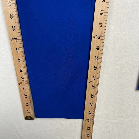 Dylan Gray Ankle Electric Blue Dress Pants with Stretch and Size Zipper SIZE 2 - Picture 9 of 10